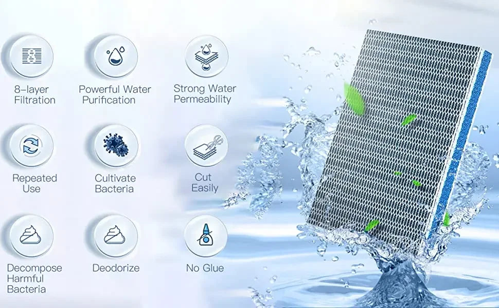 12D 8D Aquarium Filter Bio Sponge